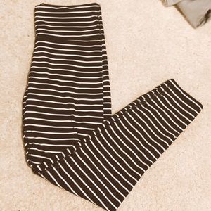 Striped Athleta leggings